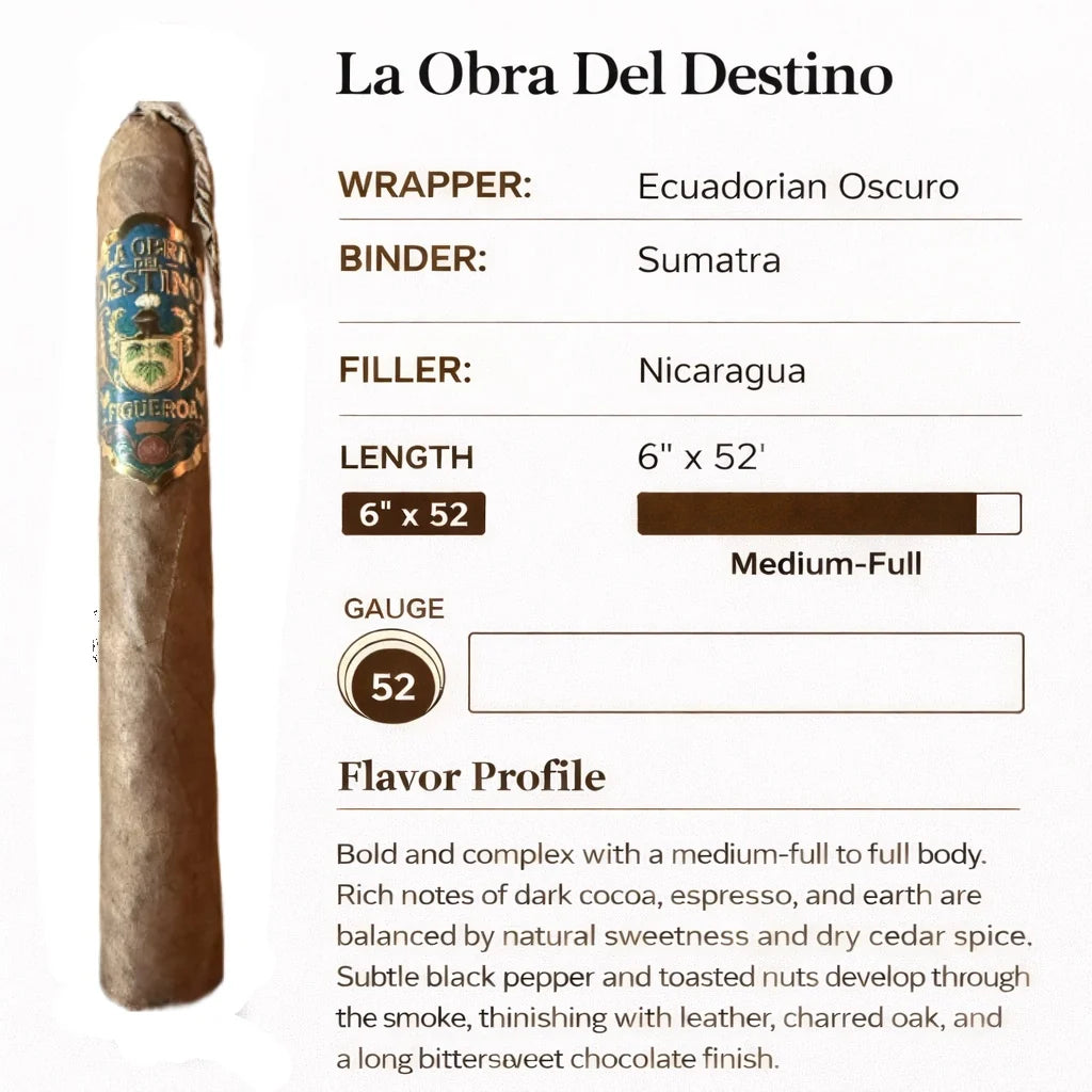 Vibes & Vitolas La Obra Del Destino  Oscuro
