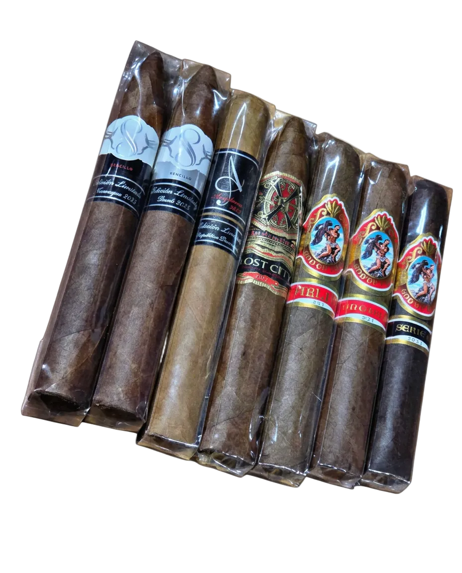 Opus x God Of Fire Sampler- 7 Cigars
